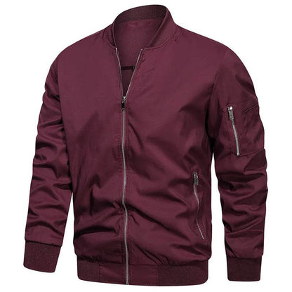 ReFire Gear Men's Lightweight Bomber Jacket - Casual Spring & Autumn Style - Buy Center