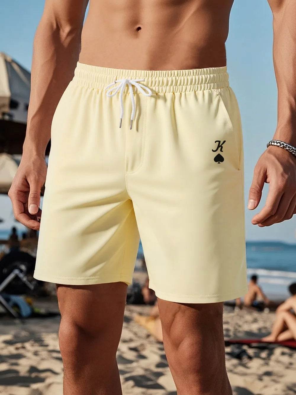 TOQUCL Men's Lightweight Fitness Shorts - Breathable Quick-Dry Casual Style - Buy Center