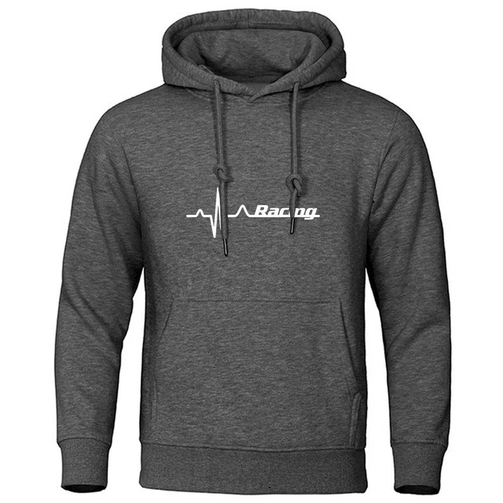 Autumn Winter Pullover Hoodies for Men & Women - Racing Print Style - Buy Center