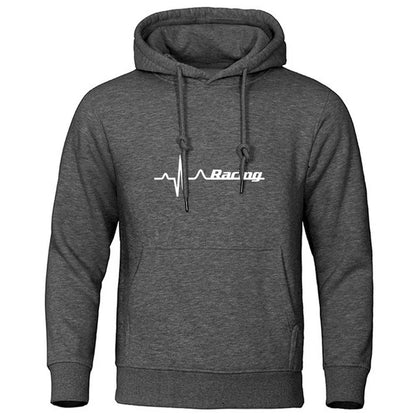 Autumn Winter Pullover Hoodies for Men & Women - Racing Print Style - Buy Center