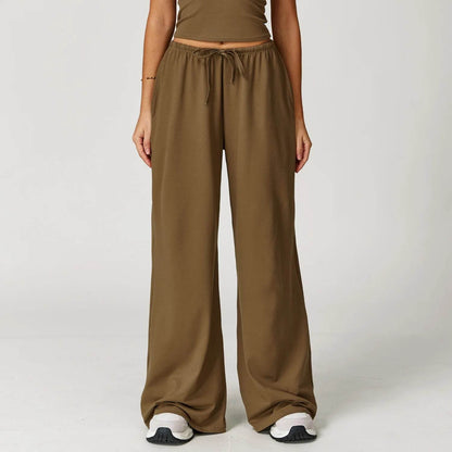 Women's High Waist Flared Leggings - Breathable Wide Leg Yoga Pants - Buy Center