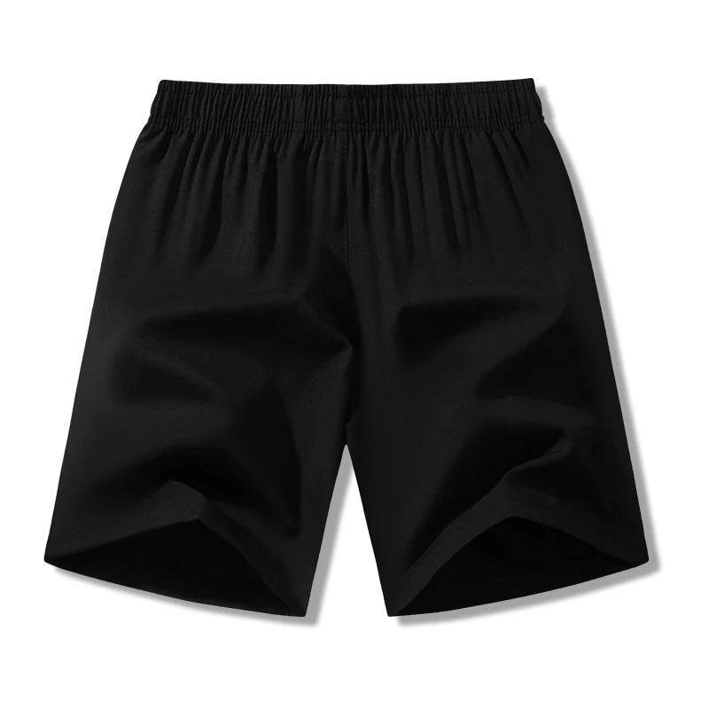 Comfortable Men's Sports Shorts - Elastic Waist, Breathable Casual Wear - Buy Center