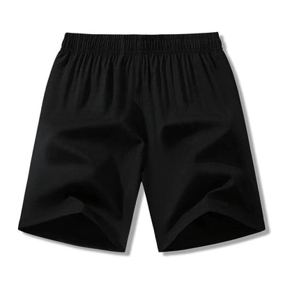 Comfortable Men's Sports Shorts - Elastic Waist, Breathable Casual Wear - Buy Center