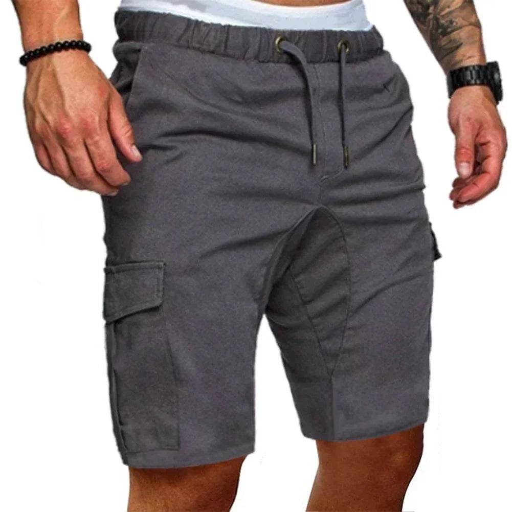 Men's Summer Sports Shorts - Casual Solid Color Active Wear for Running - Buy Center