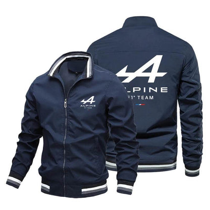 Alpine Men's Zipper Jacket - Stylish Sportswear for Autumn & Winter - Buy Center