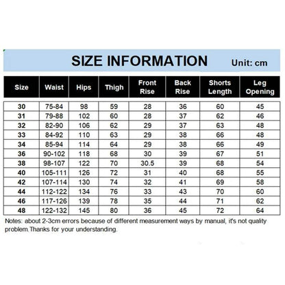 Plus Size Calf Length Denim Shorts for Men - Classic Straight Fit - Buy Center