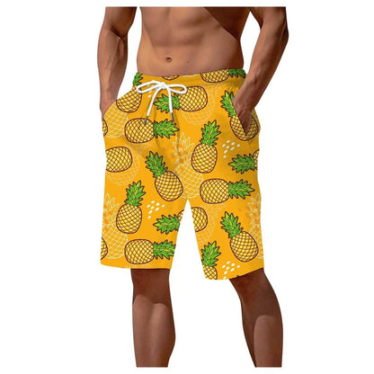 Men's Palm Tree Gradient Fashion Shorts - Quick Dry Summer Swim Trunks - Buy Center