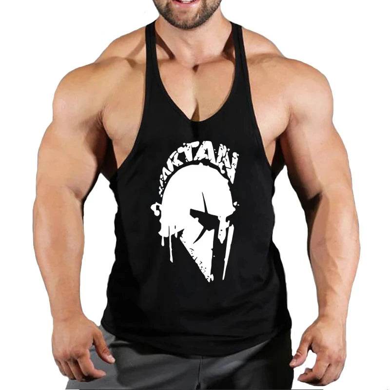 Men's Cotton Gym Singlet - V-Neck Bodybuilding Tank Top for Workouts - Buy Center