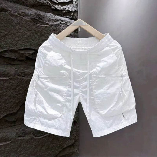 Casual Men's Summer Loose Shorts - Quick Drying, Solid Color Style - Buy Center