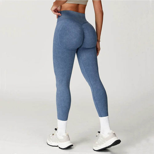 Women's High Waist Scrunch Bum Leggings - Seamless Yoga Pants - Buy Center