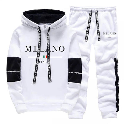 TLIT Mens Hooded Sweatshirt & Jogger Pants - Casual Sportswear Set - Buy Center