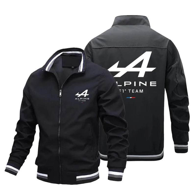 Alpine Men's Zipper Jacket - Stylish Sportswear for Autumn & Winter - Buy Center