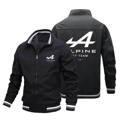 Alpine Men's Zipper Jacket - Stylish Sportswear for Autumn & Winter - Buy Center