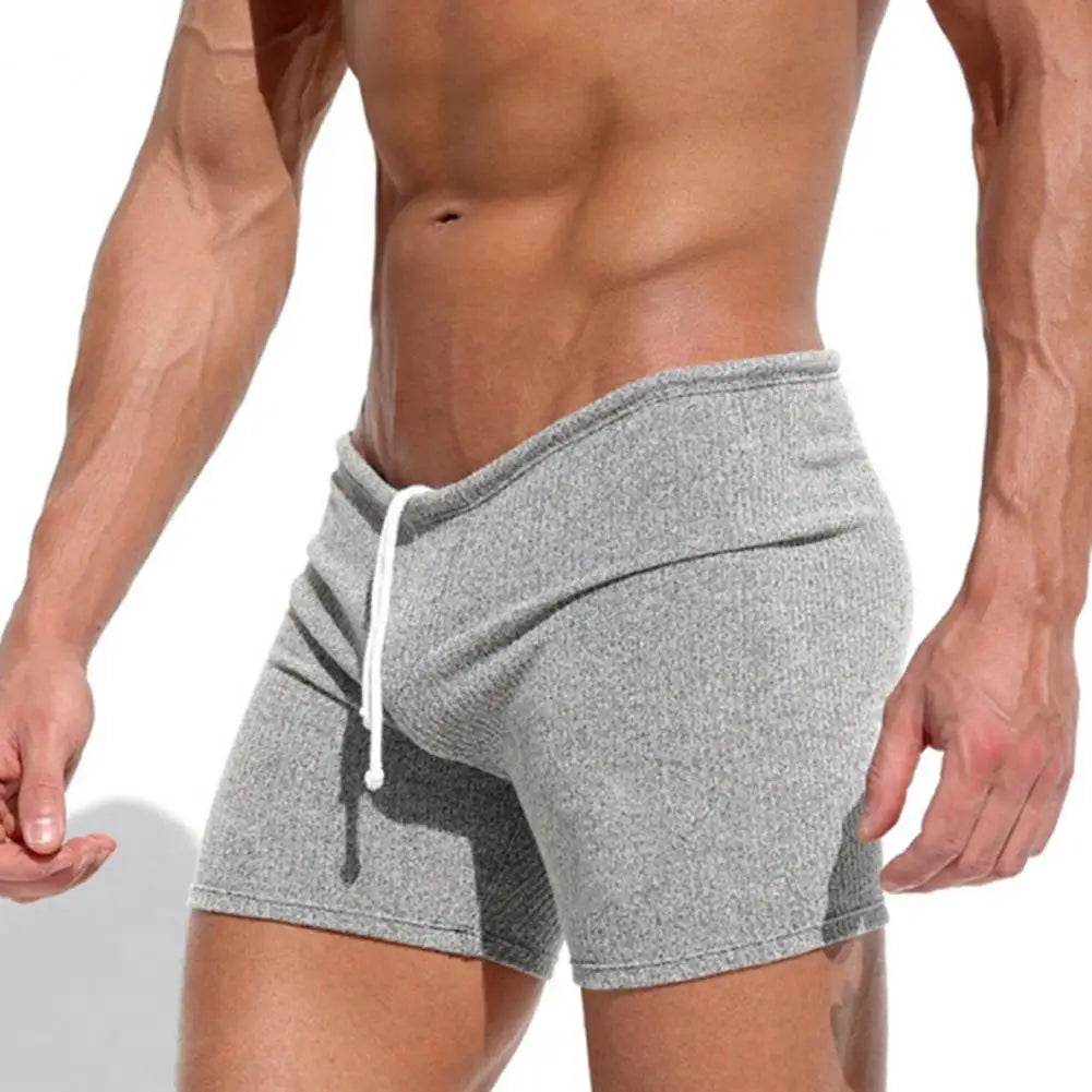 Casual Summer Men’s Shorts - Slim Fit Elastic Waist Above Knee Length - Buy Center