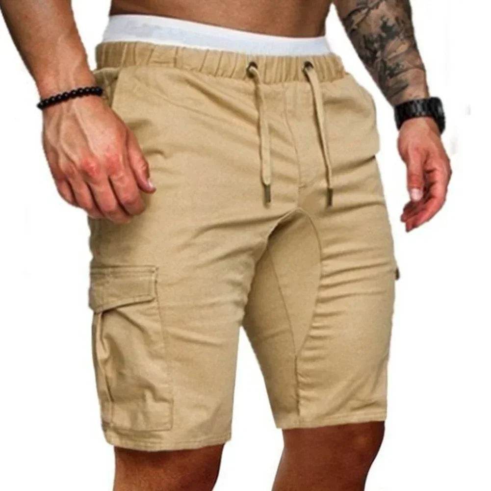 Men's Summer Sports Shorts - Casual Solid Color Active Wear for Running - Buy Center