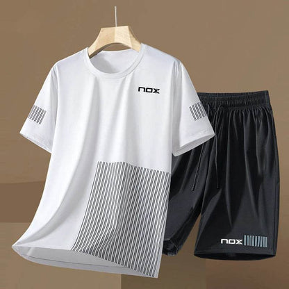 2024 Men's Tennis Sportswear Set - Short Sleeve Round Neck T-shirt - Buy Center