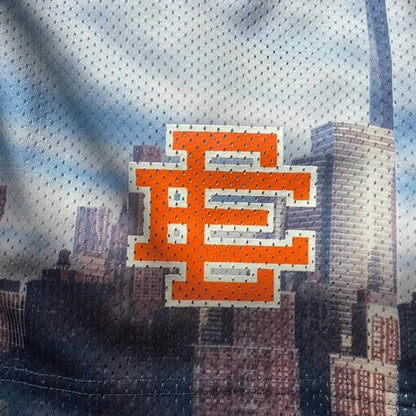 Eric Emanuel Men's Floral Printed Mesh Shorts - 2025 Summer Gym Style - Buy Center