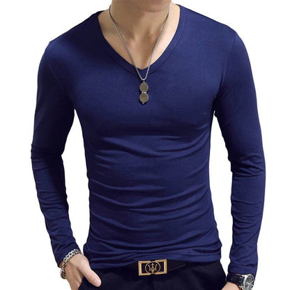 Bigsweety Men's Slim Fit Turtleneck Pullover - Casual Solid Color Top - Buy Center