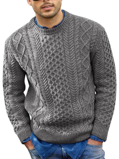 Pink Sweater Men's 2024 Autumn Winter New Pure Color Pullover Knitted Sweater Menwear Fashion Large Size Male Clothing - Buy Center