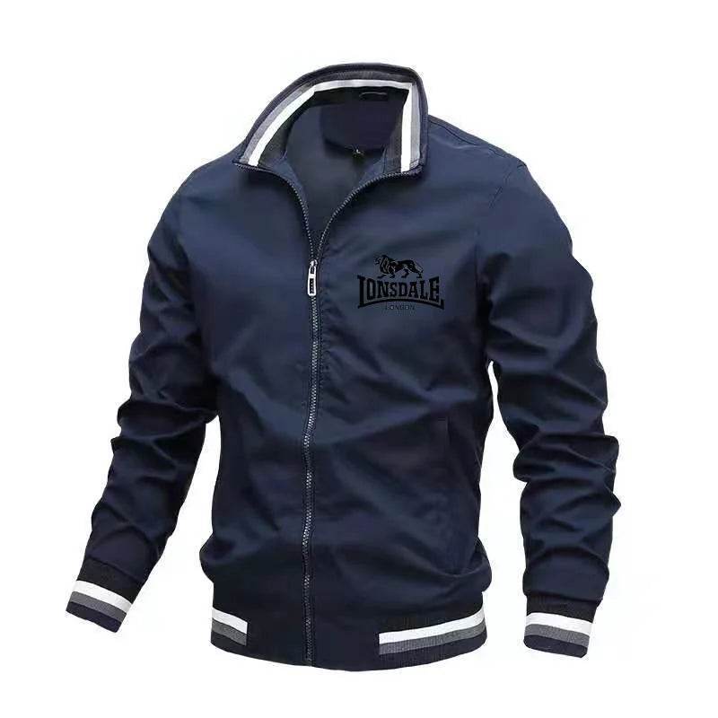 LONSDALE Men's Windbreaker Jacket - Casual Military Style for All Seasons - Buy Center