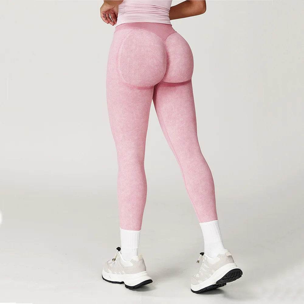 Women's High Waist Scrunch Bum Leggings - Seamless Yoga Pants - Buy Center