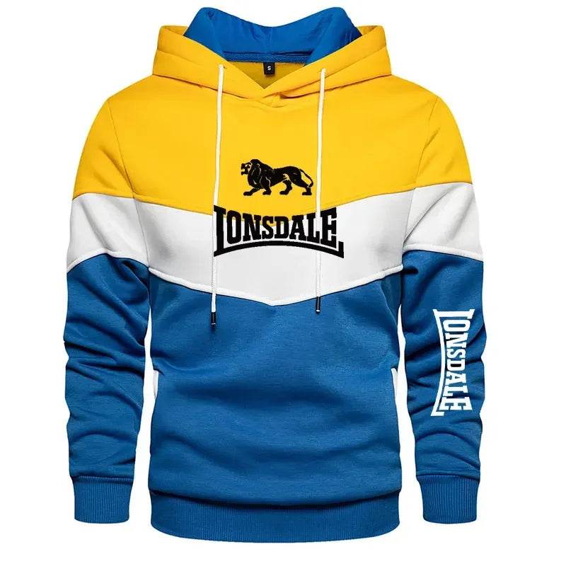 2025 Men's Patchwork Hoodie - Casual Fleece Thermal Sportswear - Buy Center