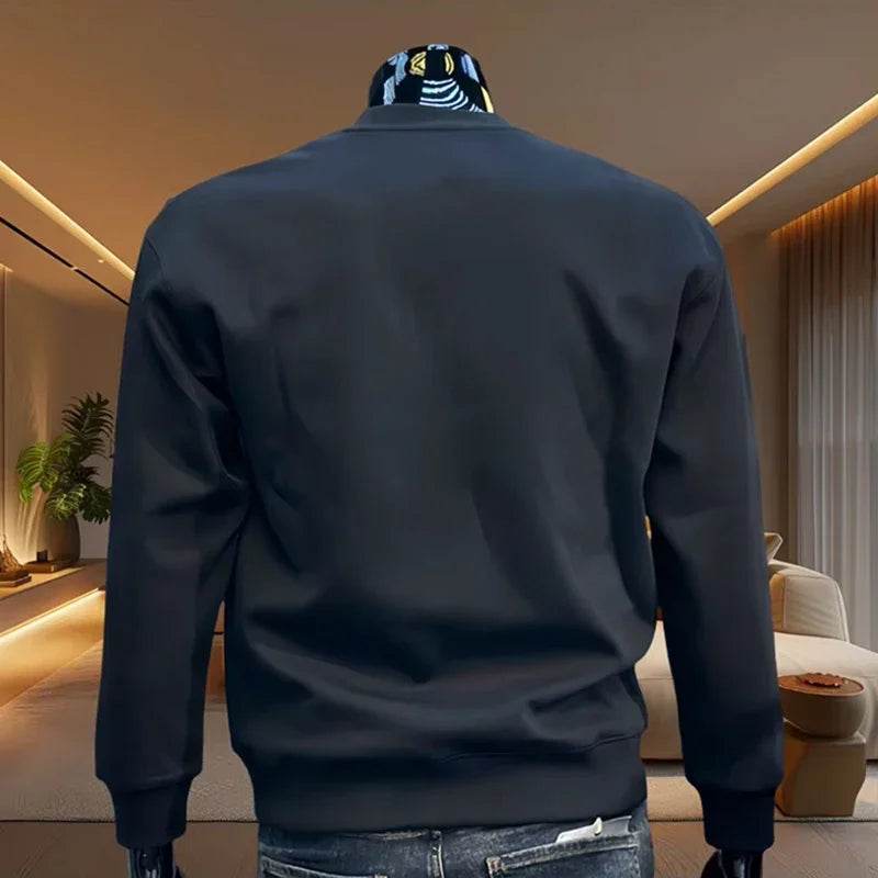 ZHIO Men's O-Neck Hoodie - High Quality Casual Sports Pullover Sweatshirt - Buy Center