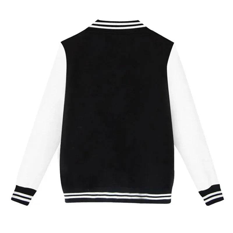 BANGCHANG Fleece Bomber Jacket for Men & Women - Streetwear Print Style - Buy Center