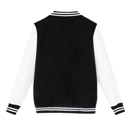 BANGCHANG Fleece Bomber Jacket for Men & Women - Streetwear Print Style - Buy Center