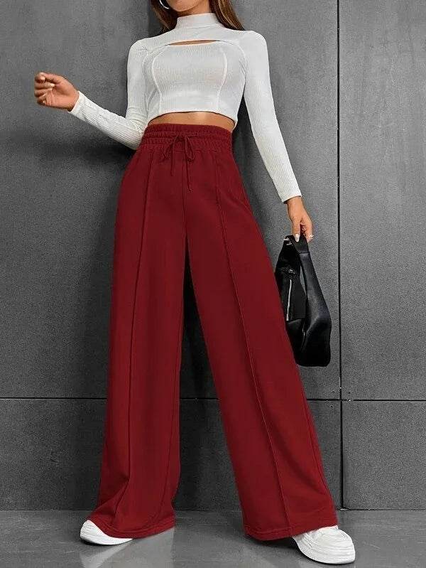 Helolis Women's Autumn Sports Pants - Loose Fitting Wide Leg Style - Buy Center