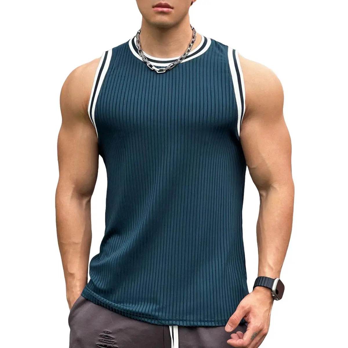 Summer Men's Bodybuilding Tank Top - Casual Sleeveless Gym Shirt - Buy Center