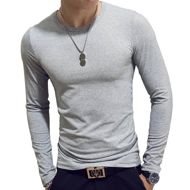 Bigsweety Men's Slim Fit Turtleneck Pullover - Casual Solid Color Top - Buy Center