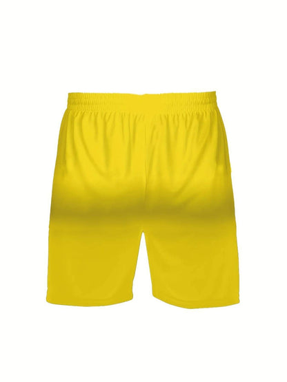 2025 Casual Men's Suit Set - Short Sleeve 3D Print Top & Shorts - Buy Center