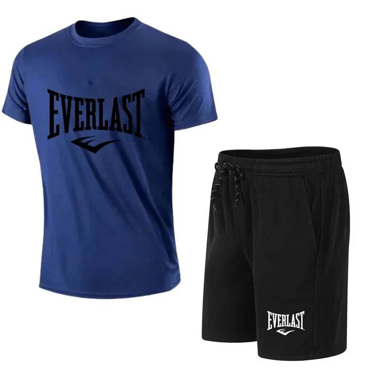 EVERLAST Men's T-Shirt and Shorts Set - Sporty Leisure Wear for Summer - Buy Center