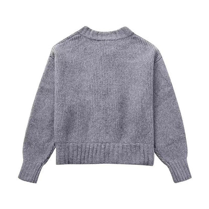 TRAF Women's Cardigan - Casual Knit Outerwear for Autumn/Winter 2024 - Buy Center