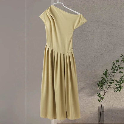 Elegant A-Line Sleeveless Dress for Women - Spring/Summer Style - Buy Center