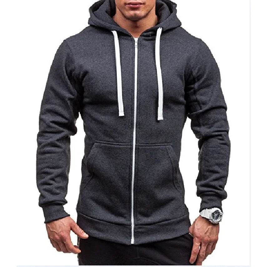 MRMT Men's Zipper Hoodie - Casual Comfort for Spring & Autumn - Buy Center
