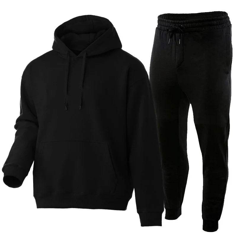 Men's Basketball Hoodie Pants Set - Casual Sportswear Pullover - Buy Center