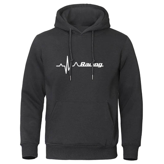 Autumn Winter Pullover Hoodies for Men & Women - Racing Print Style - Buy Center