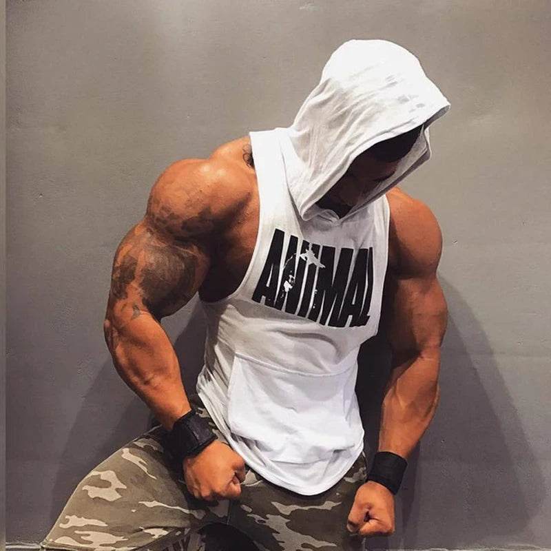 Men's Sleeveless Gym Top - Casual Bodybuilding Fitness Tank Shirt - Buy Center