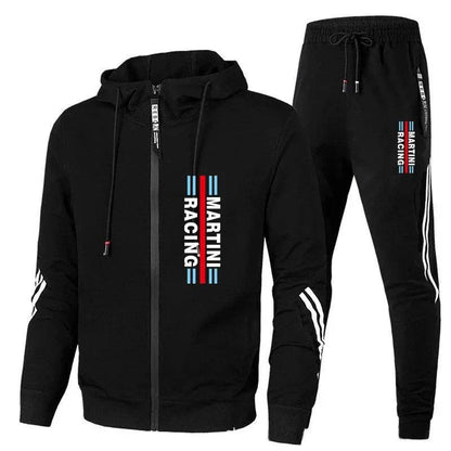 Men's Martini Racing Suit Set - Fashion Casual Sweater & Pants - Buy Center
