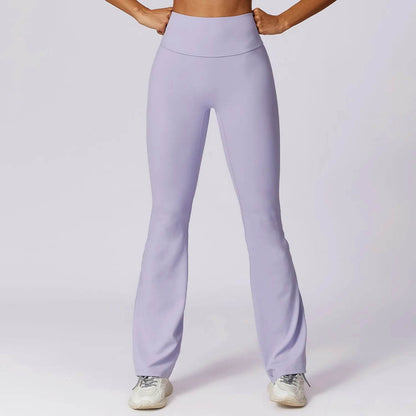 SWELTERING High Waist Flare Leggings - Women's Yoga & Fitness Pants - Buy Center