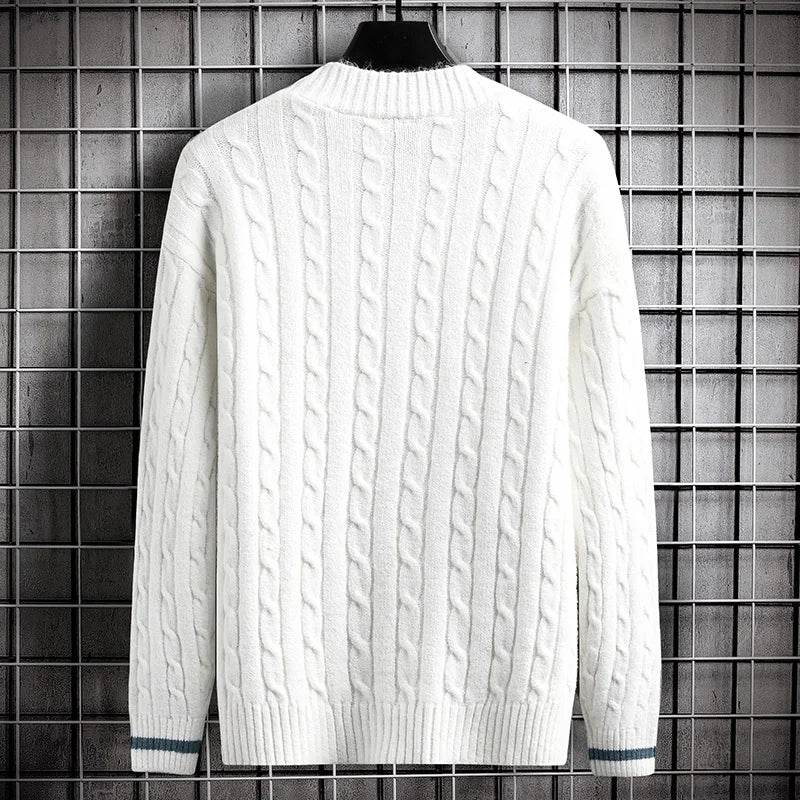 FAVOCENT Men's Slim Fit Cardigan - Casual Solid Color Sweater for Autumn - Buy Center