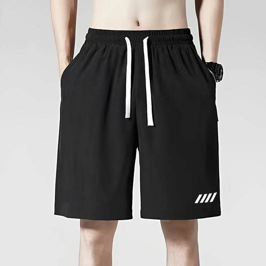 2024 Men's Summer Ice Silk Shorts - Quick Dry Casual Sportswear - Buy Center