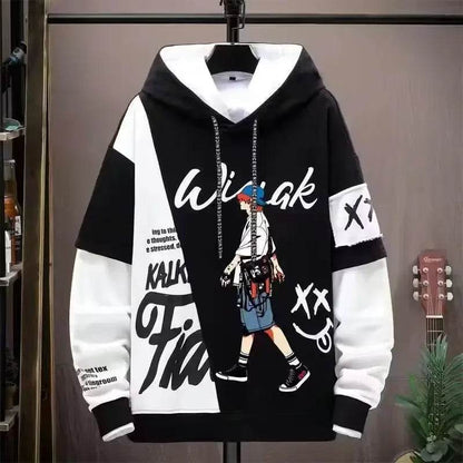 2024 Men's Graphic Hoodie - Casual Hip Hop Style for Streetwear Lovers - Buy Center