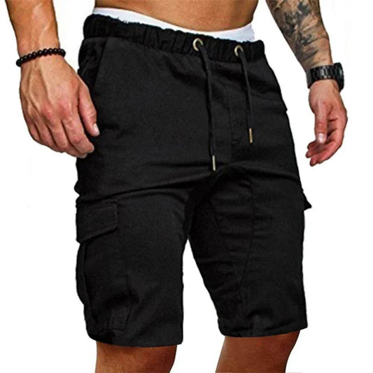 Men's Summer Sports Shorts - Casual Solid Color Active Wear for Running - Buy Center