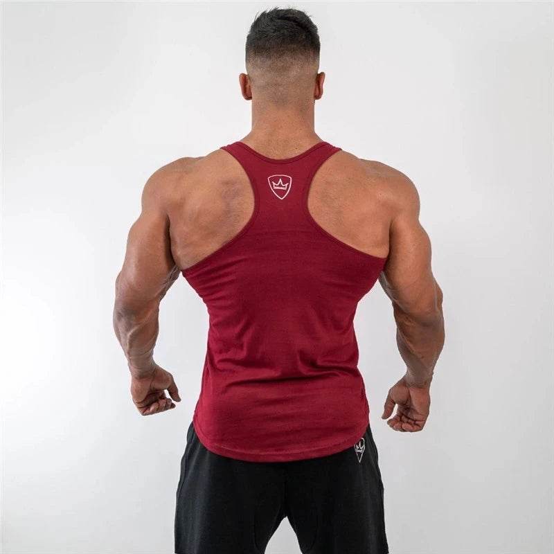 2024 Men's Cotton Tank Tops - Sleeveless Gym Vest for Fitness - Buy Center