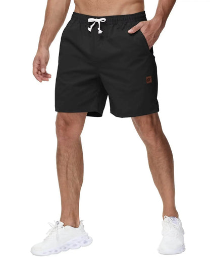 Men's Casual Twill Shorts - 7 Inch Stretch Cargo with Zipper Pockets - Buy Center