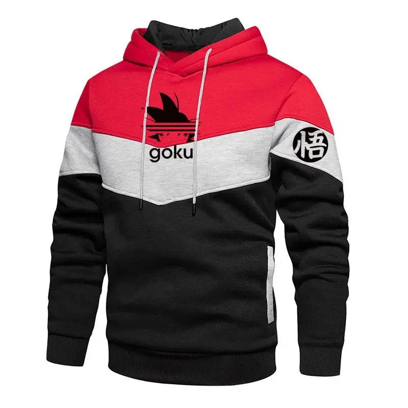 Goku Fleece Sweatshirt - Men's Hip Hop Hooded Pullover for Casual Wear - Buy Center