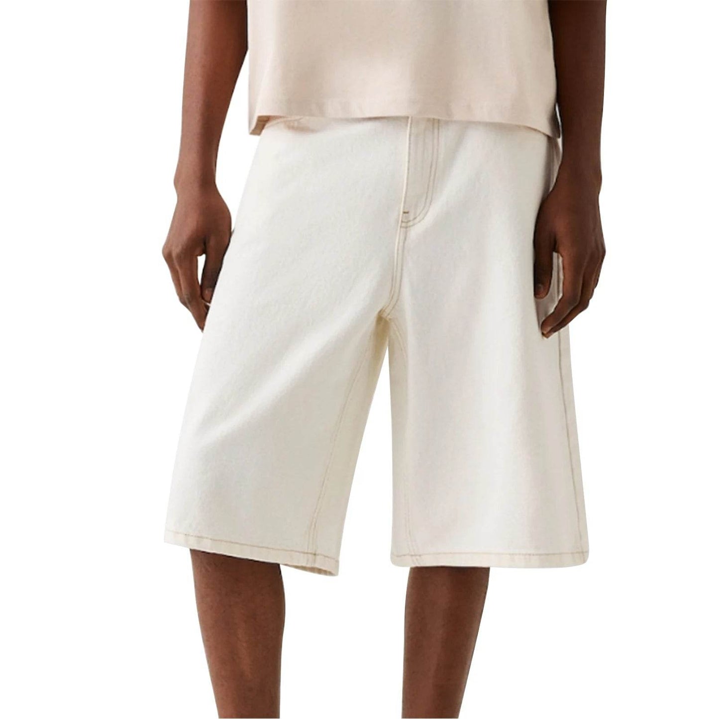 Men's Summer Denim Shorts with Pockets - Trendy Casual Streetwear - Buy Center